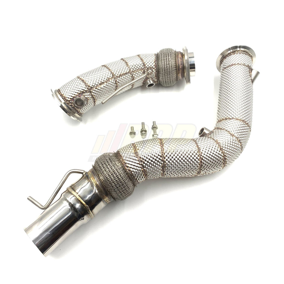 BPP Performance 3" Downpipe Race + Heatshield BMW M3 / M4 F80/F82 S55 OPF/GPF