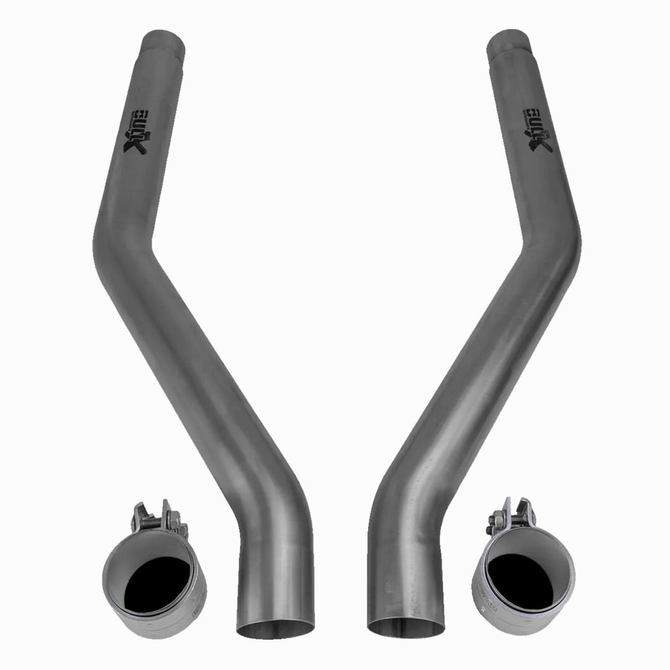 Bull-X 2.75" Non-Resonated Centre Mid Pipes Delete For Audi RS4 RS5 B9 2.9 TFSI